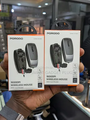 Porpdo 1600dpi Wireless Mouse With Card Reader