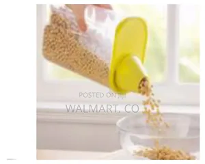 2.5 Litre Food Plastic Storage Grain Container Yellow