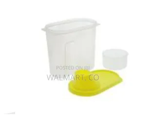 2.5 Litre Food Plastic Storage Grain Container Yellow