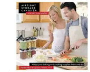 Airtight 6 Piece Food Storage Containers With Lids-Clear