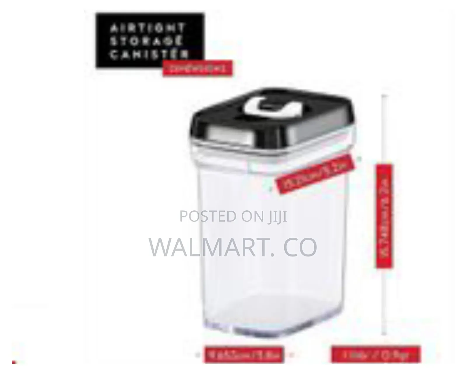 Airtight 6 Piece Food Storage Containers With Lids-Clear