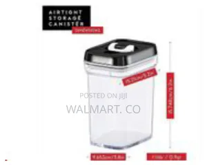 Airtight 6 Piece Food Storage Containers With Lids-Clear