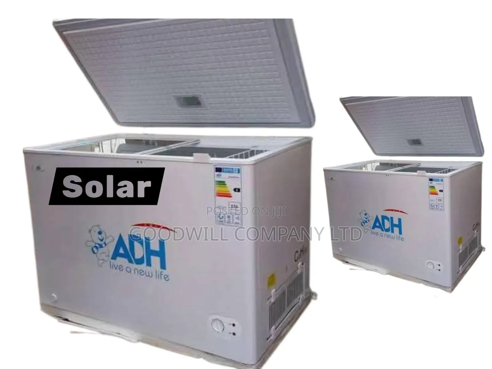 400 Liters Adh Solar Chest Deep Freezer Model401040