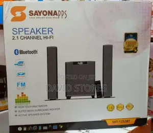Sayona SHT-1253bt Home Theater – Black
