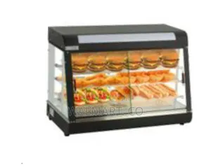 65*45*68cm Countertop Food Warmer Display Case 3 Shelf