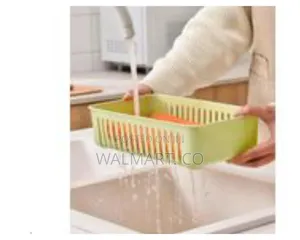 2 Pieces of Storage Plastic Kitchen Fruit Storage Box