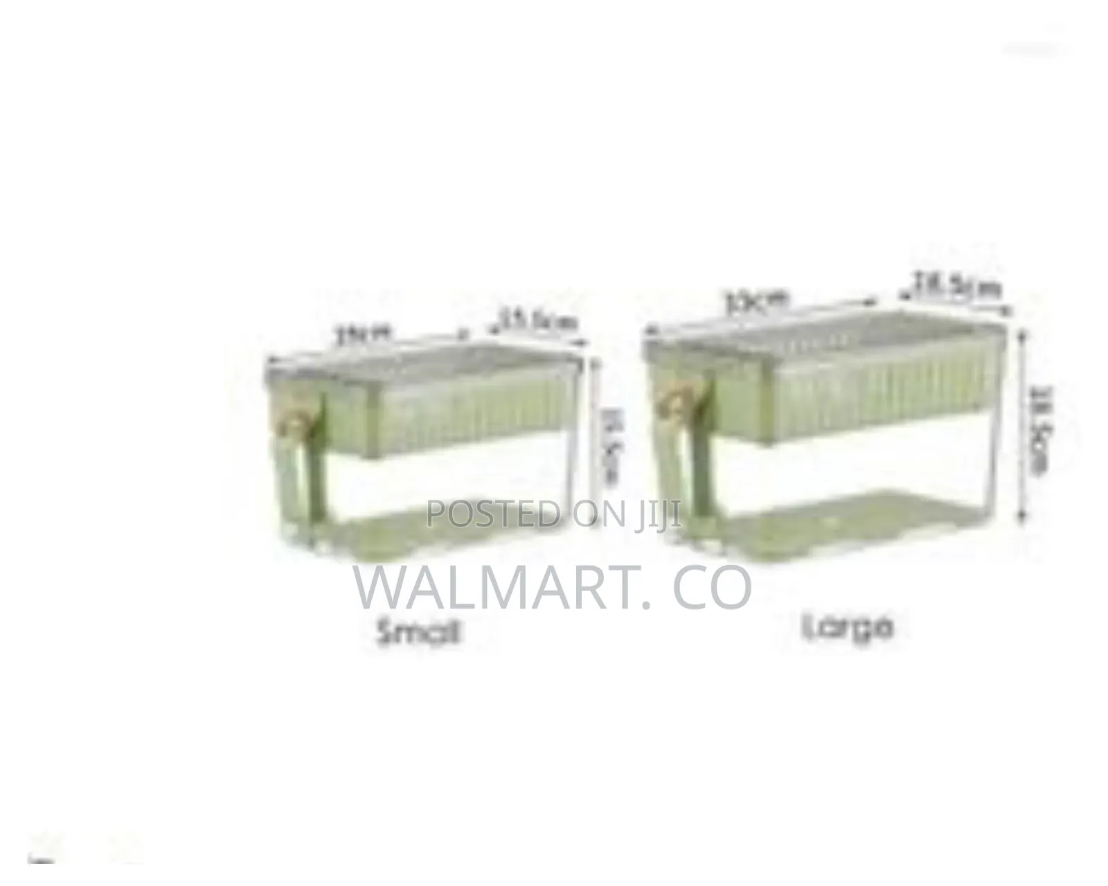 2 Pieces of Storage Plastic Kitchen Fruit Storage Box