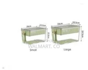 2 Pieces of Storage Plastic Kitchen Fruit Storage Box