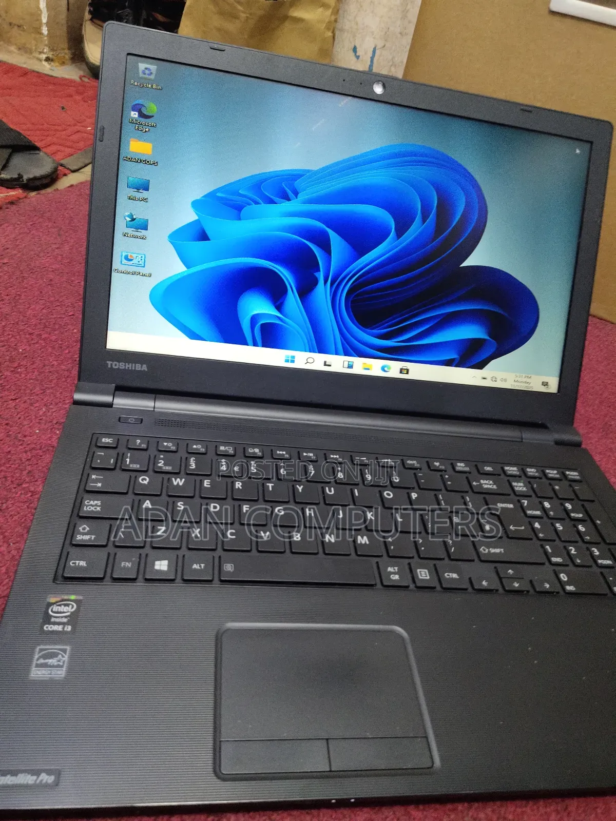 Laptop Toshiba Satellite Pro C640 4GB Intel Core I3 SSD 256GB