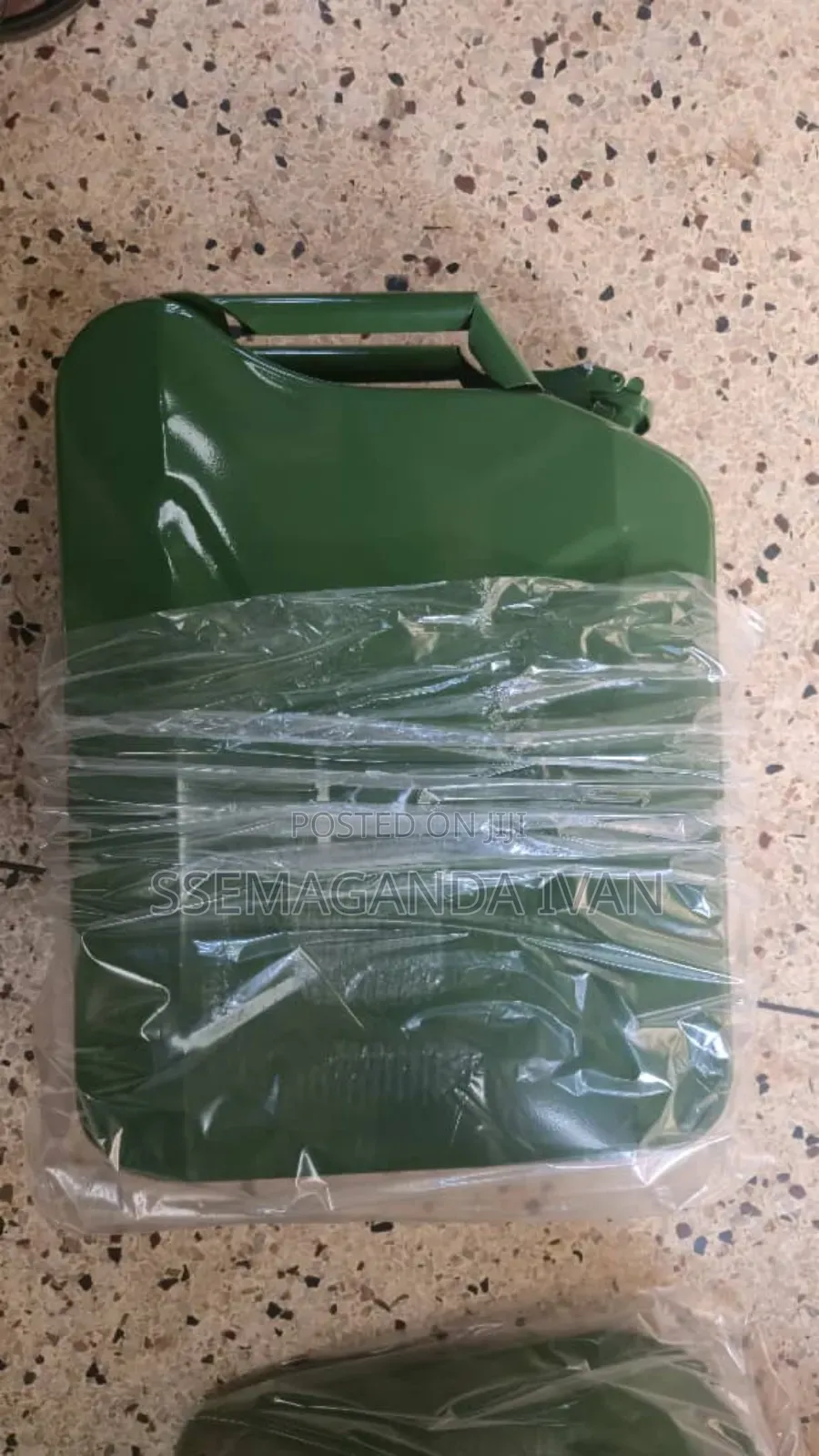 Storage Metal Jerican in Army Green Colur
