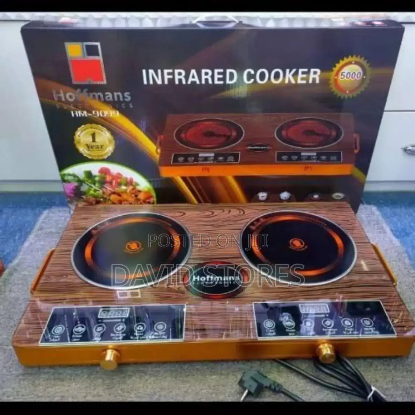Hoffmans Double Infrared Electric Cooker