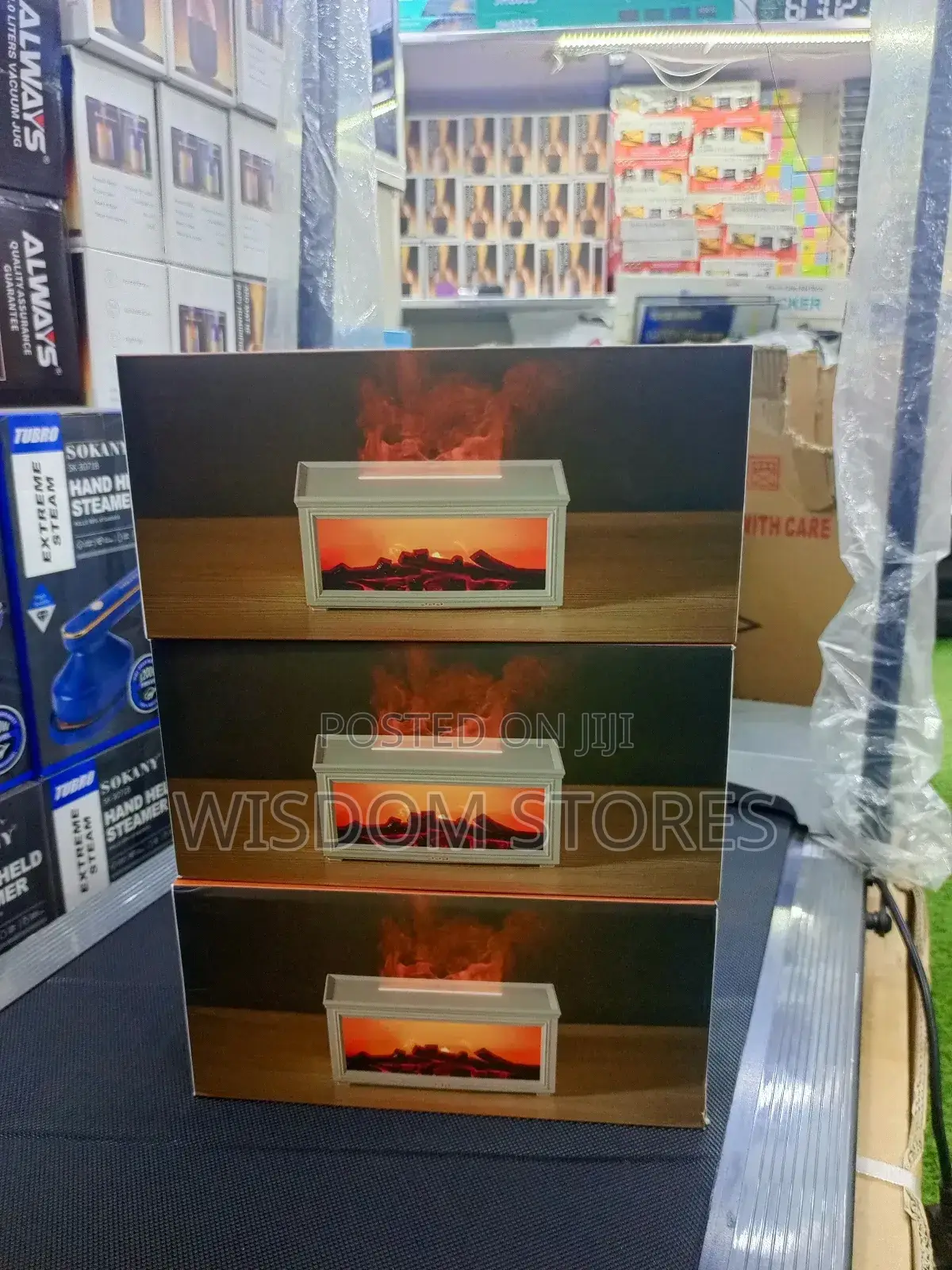 Fireplace Flame Aroma Diffuser and Humidifier.