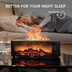 Fireplace Flame Air Diffuser Humidifier,