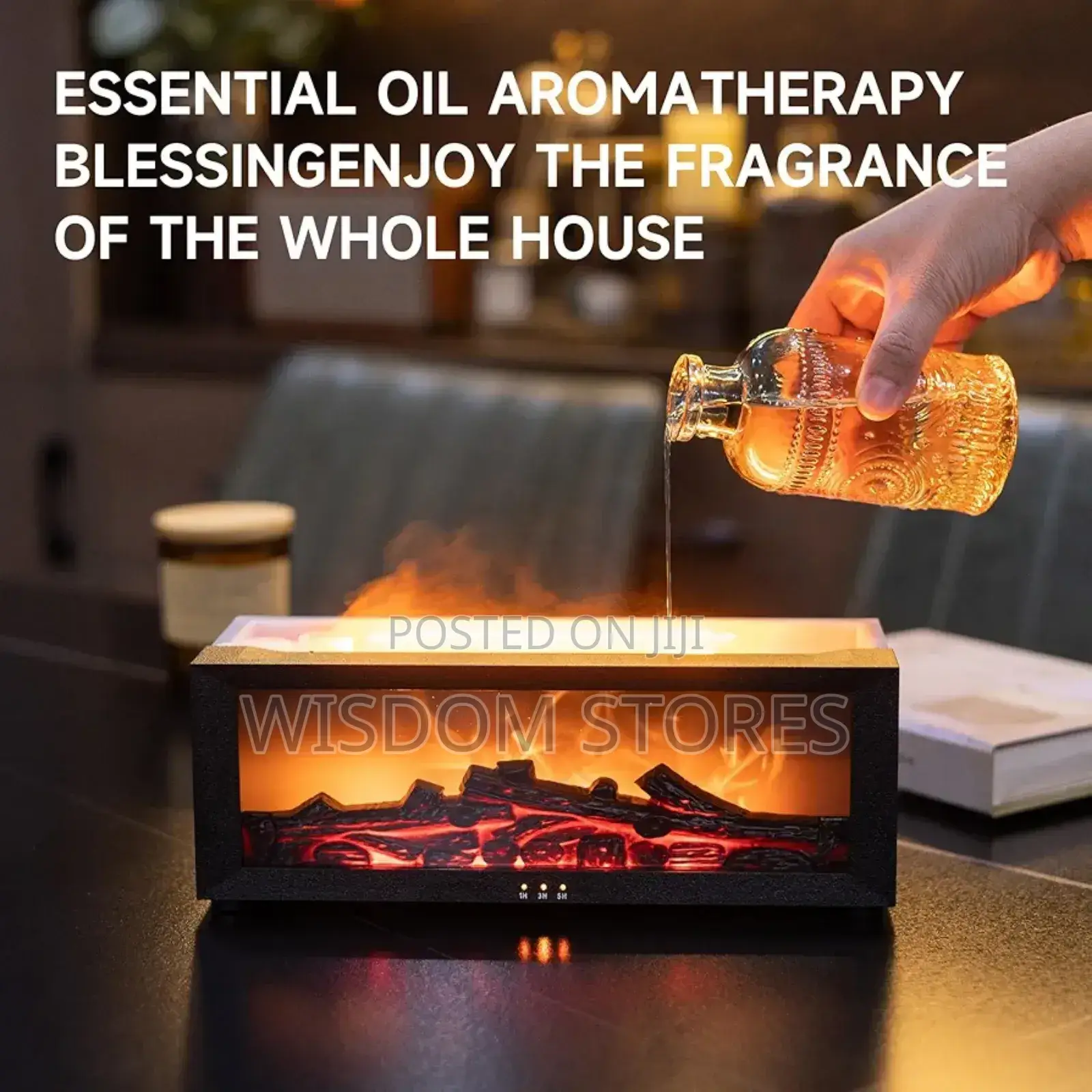 Fireplace Flame Air Diffuser Humidifier,