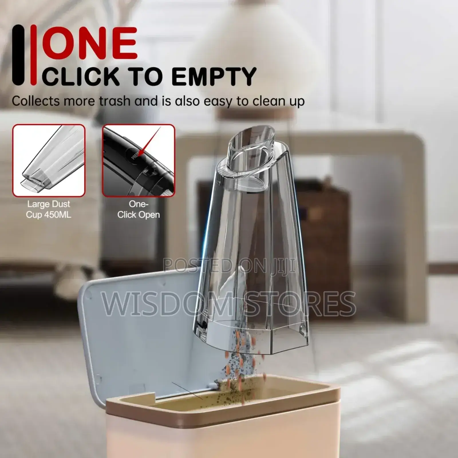 Cordless Rechargeable Handheld Car Vacuum Cleaner