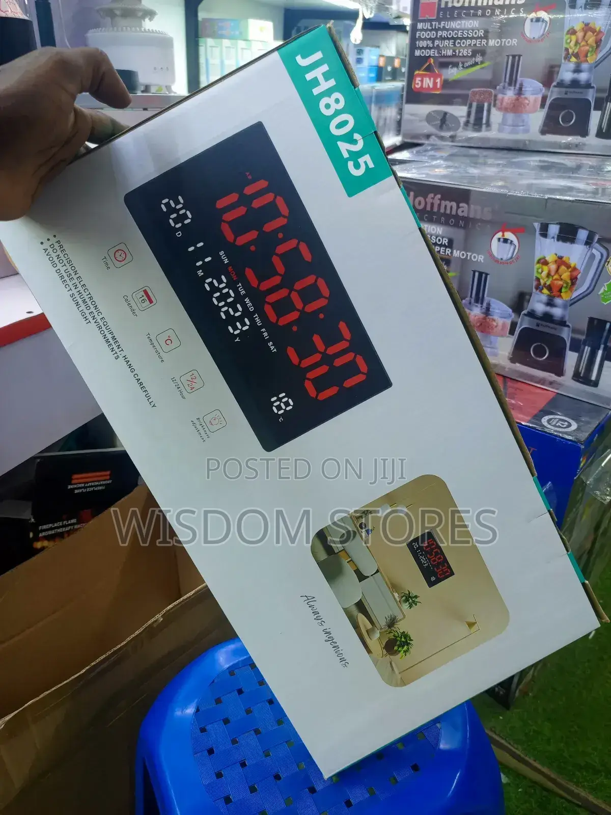 Jh8025 Digital Led Wall Clock.