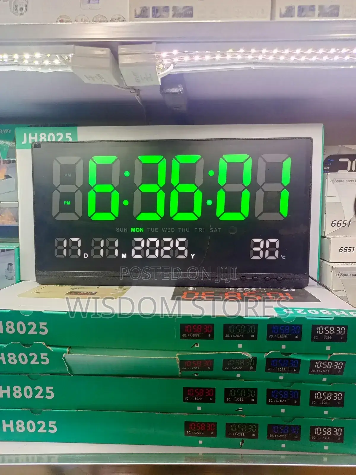 Jh8025 Digital Led Wall Clock.
