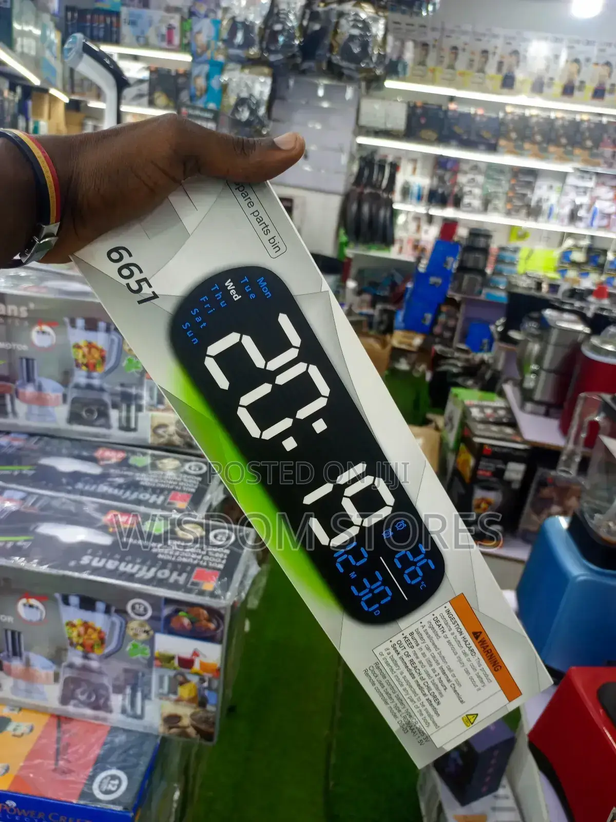 Hoffmans Led Digital Alarm Clock