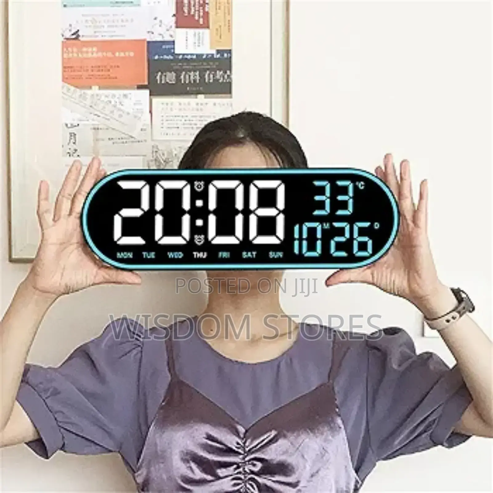Upgraded Digital Wall Clock Large Display