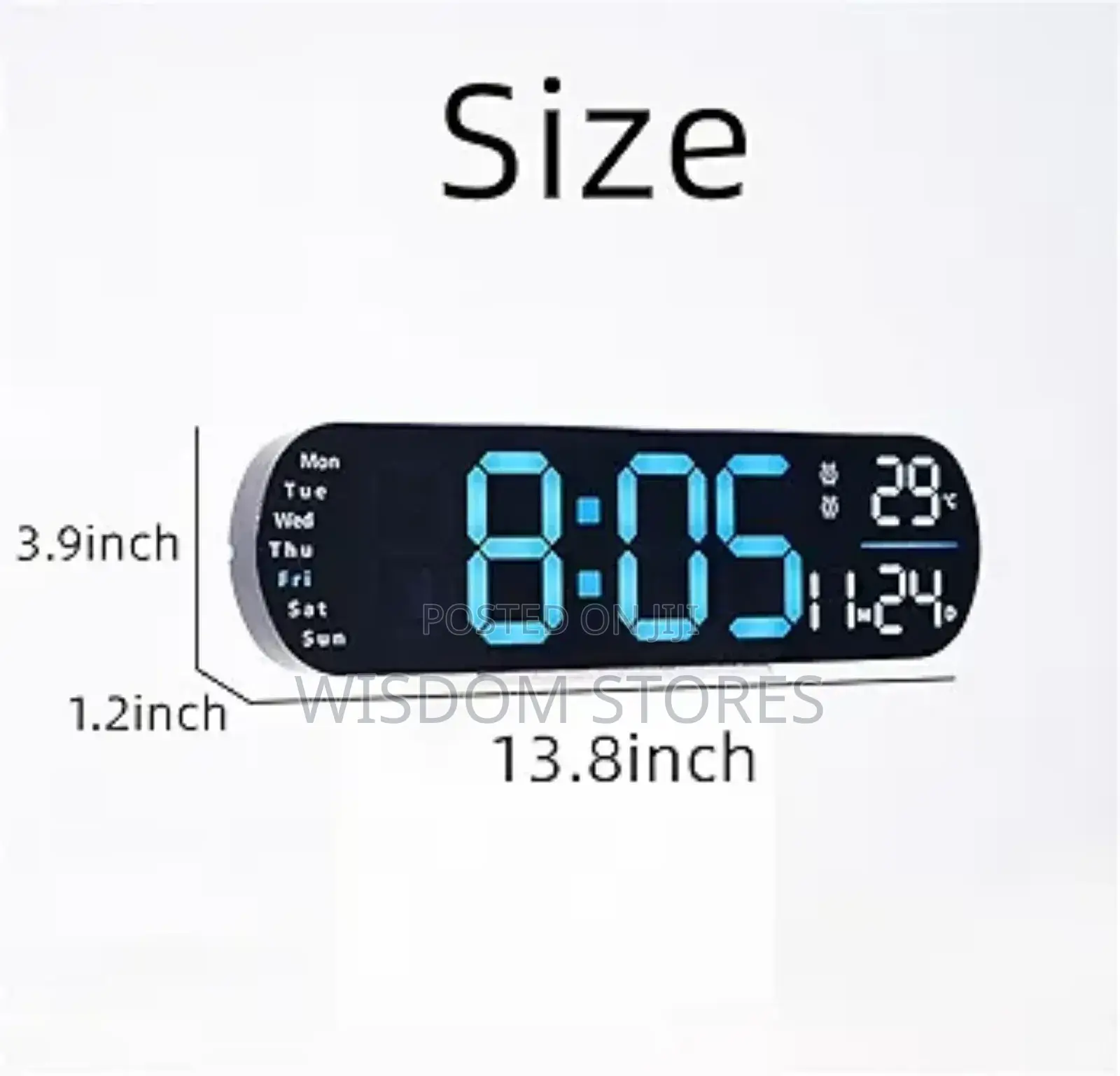 Upgraded Digital Wall Clock Large Display