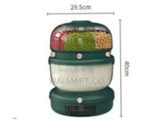 Rice Dispenser Automatic Grain Storage Bin With Double Layer