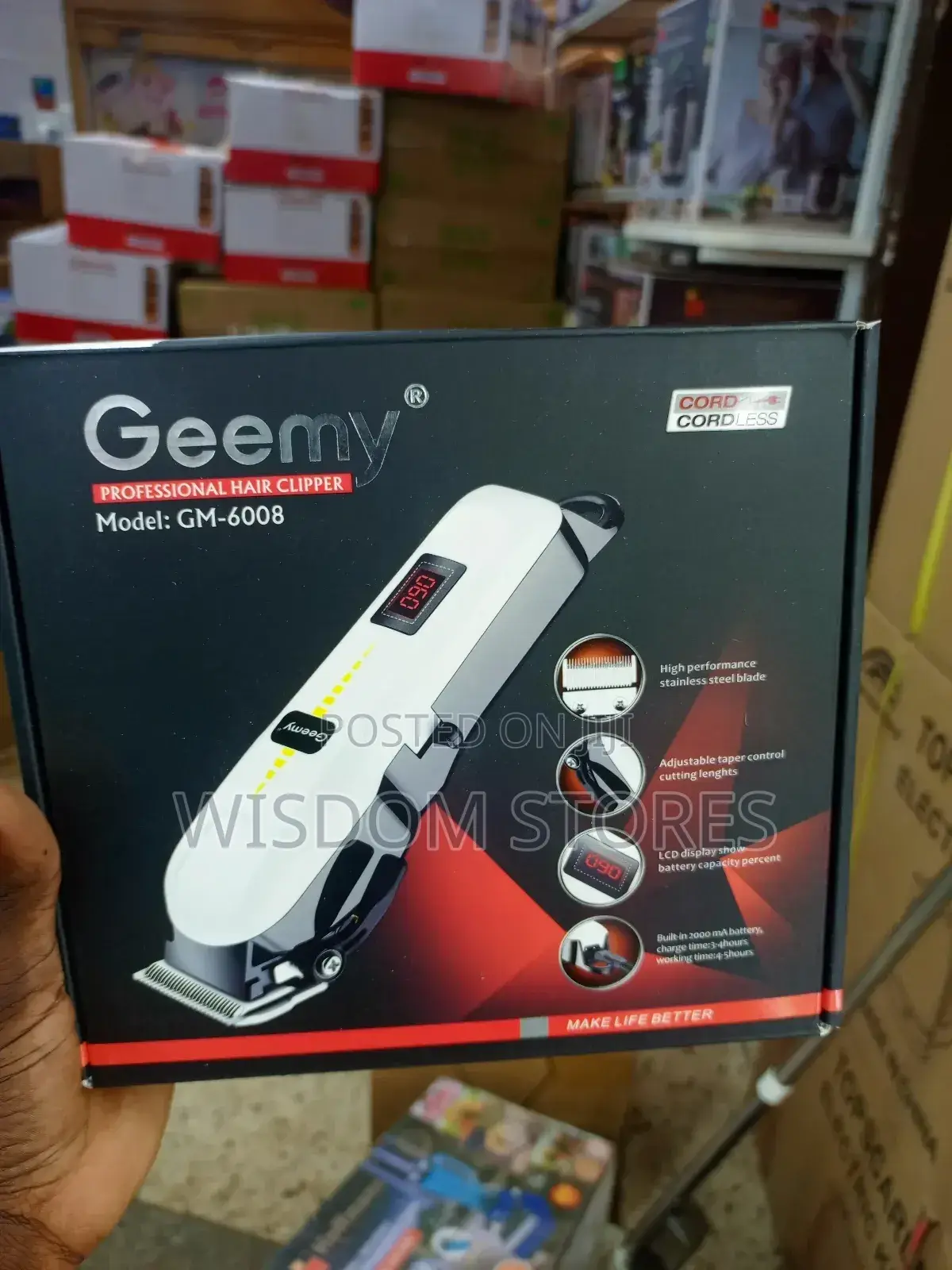 Geemy Professional Hair Clipper
