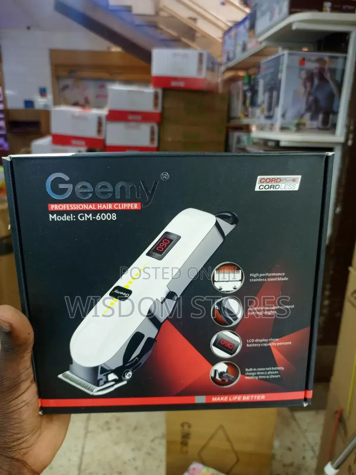 Geemy Professional Hair Clipper