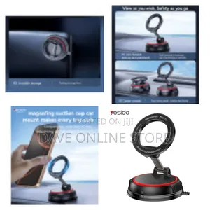 C219 360 Rotation and Folding Zinc Alloy Suction Cup Car Phone Holder