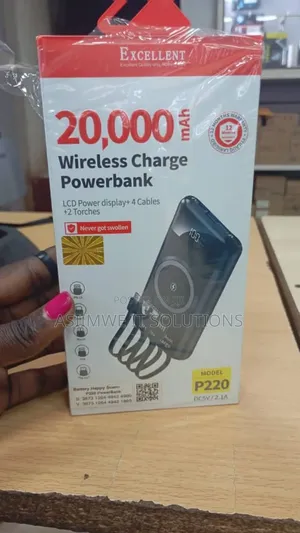 Excellent P220 Wireless Charge Powerbank.