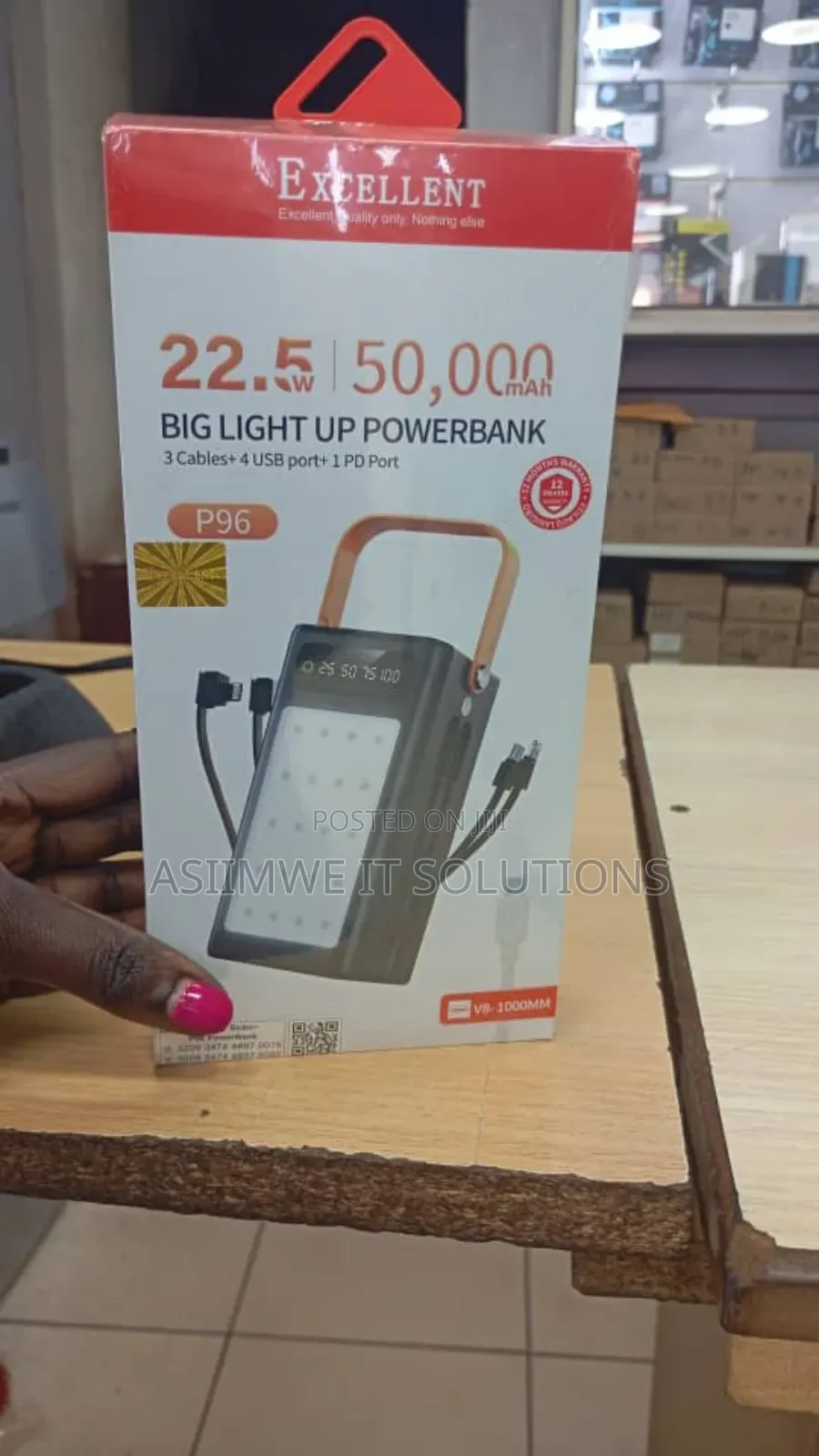 Excellent 50,000mah Power Bank.