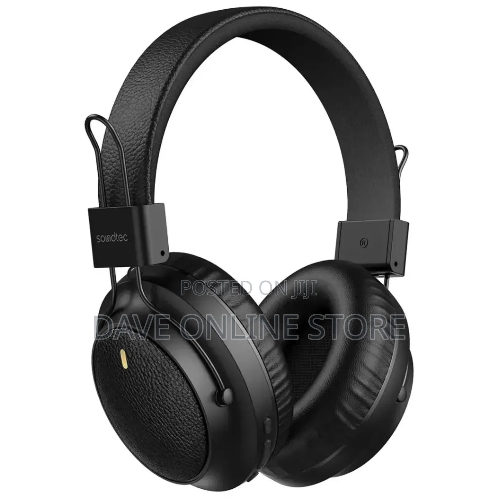 Porodo Soundtec Leather-Finish Wireless Stereo Headphone