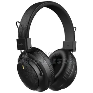 Porodo Soundtec Leather-Finish Wireless Stereo Headphone