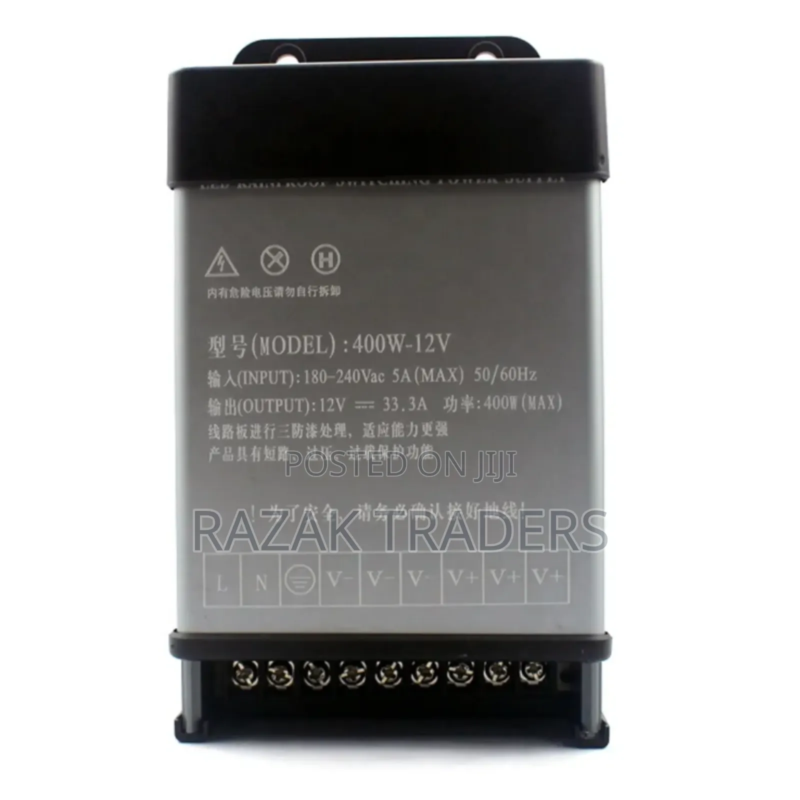 12v/ 400wles Rainproof Power Supply