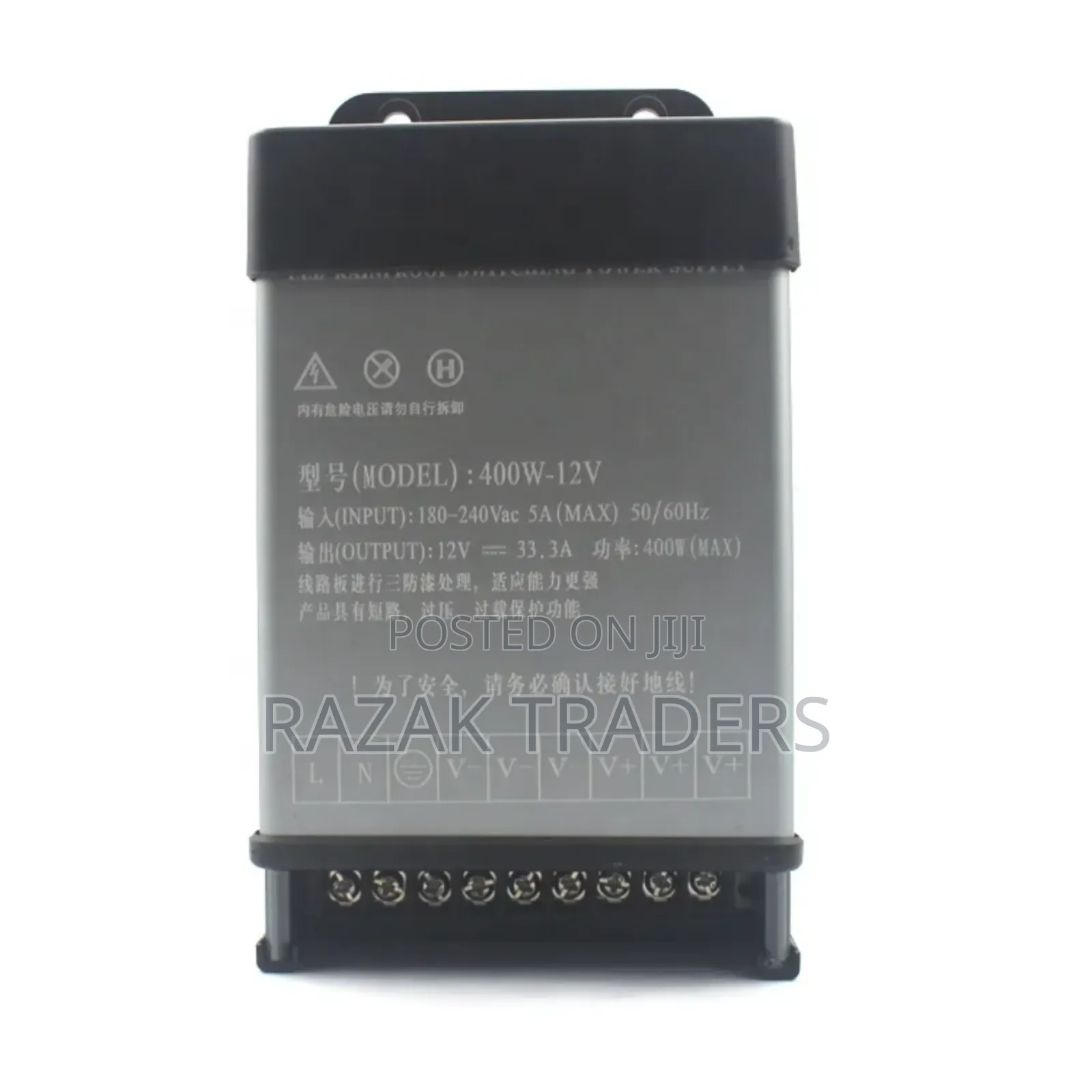 12v/ 400wles Rainproof Power Supply