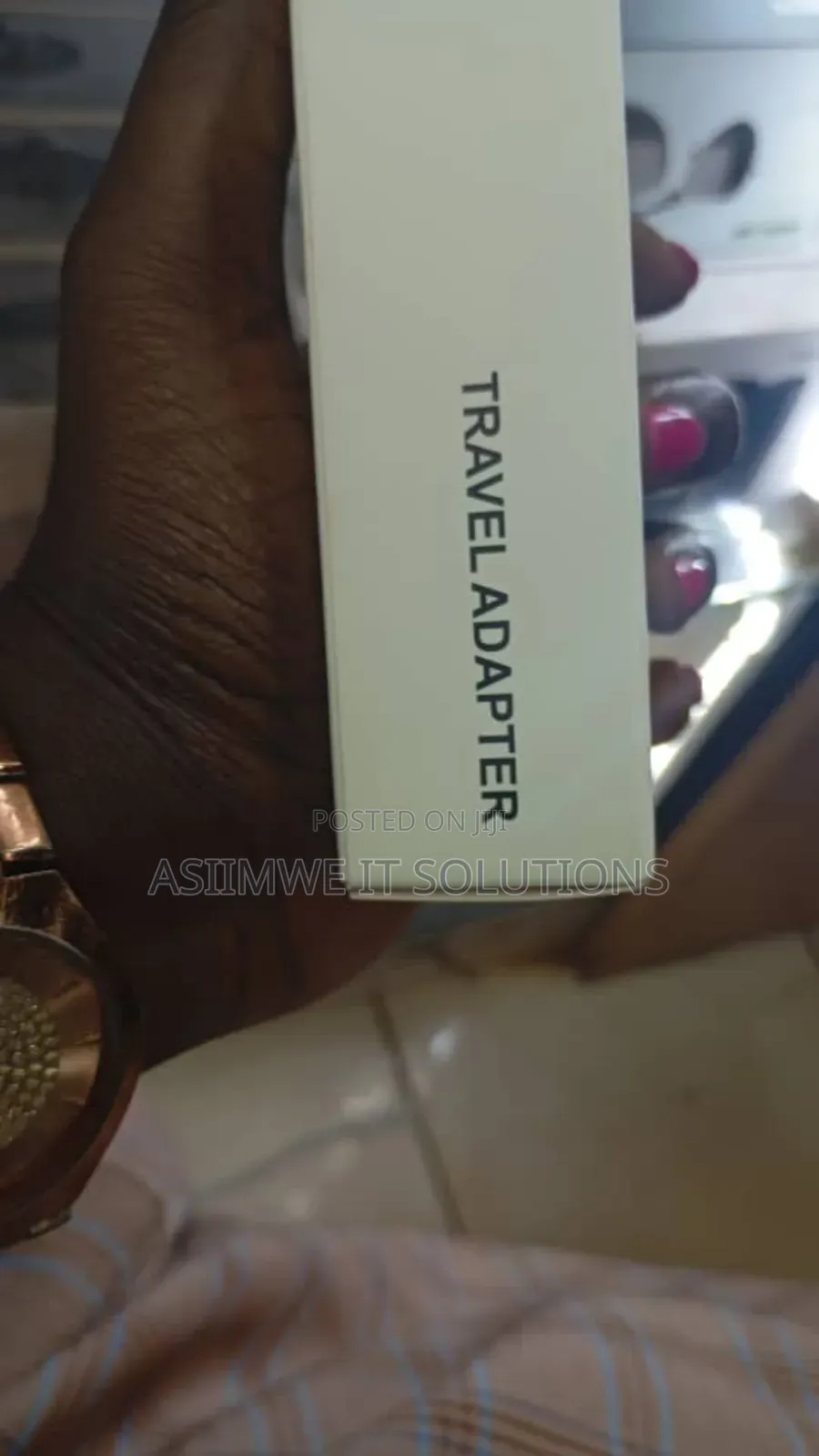 Samsung 45w Pd Adapter (Power Delivery) With a Usb-C to Usb-C Cable.
