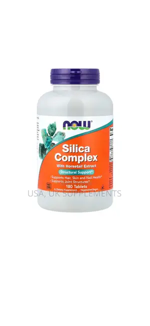 Now Silica Complex and Horsetail Extract 180capsules 6months Supply