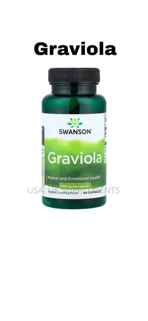 Soursop Graviola 530mg 60capsules Swanson