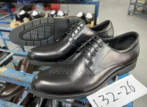 Men’S Black Franco Banetti Gentle Office Leather Shoes