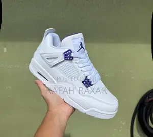 Nike Air Jordan 4 Retro “Metallic Purple” Sneakers