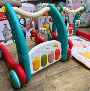2-in1 Multifunction Baby Piano Fitness Rack