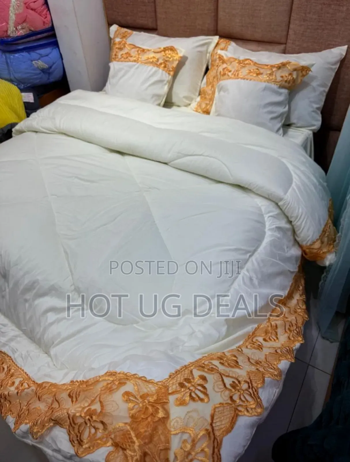 6x6 King Size 6pcs Duvet With 1bedsheet 2 Pillowcases 2 Cushions