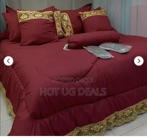 5x6 King Size 6pcs Duvet With 1bedsheet 2 Pillowcases 2 Cushions