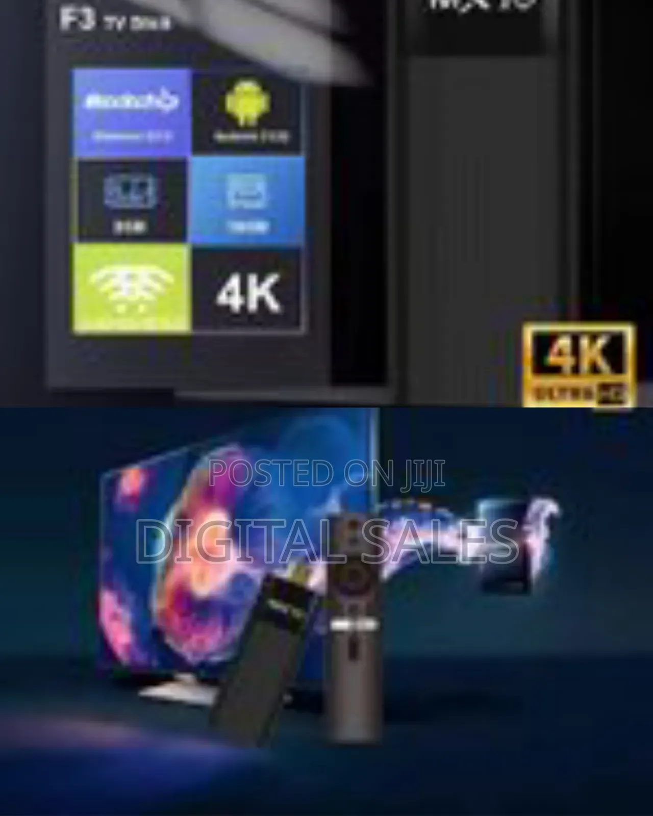 Mx10 F3 Android Tv Stick With Remote Control