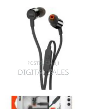 Jbi Tune 110 Wired In-earbud Headphones With Pure Bass Sound