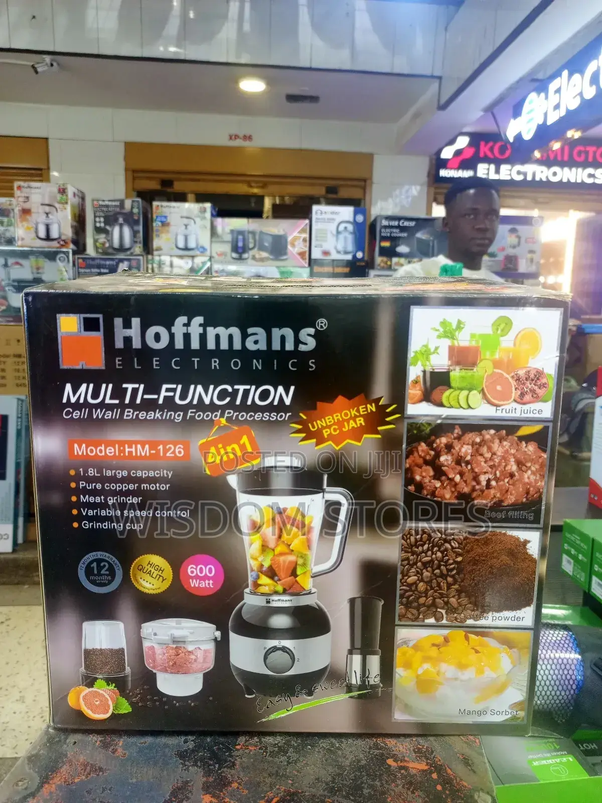 Multi-Function 4-in-1 Food Processor.