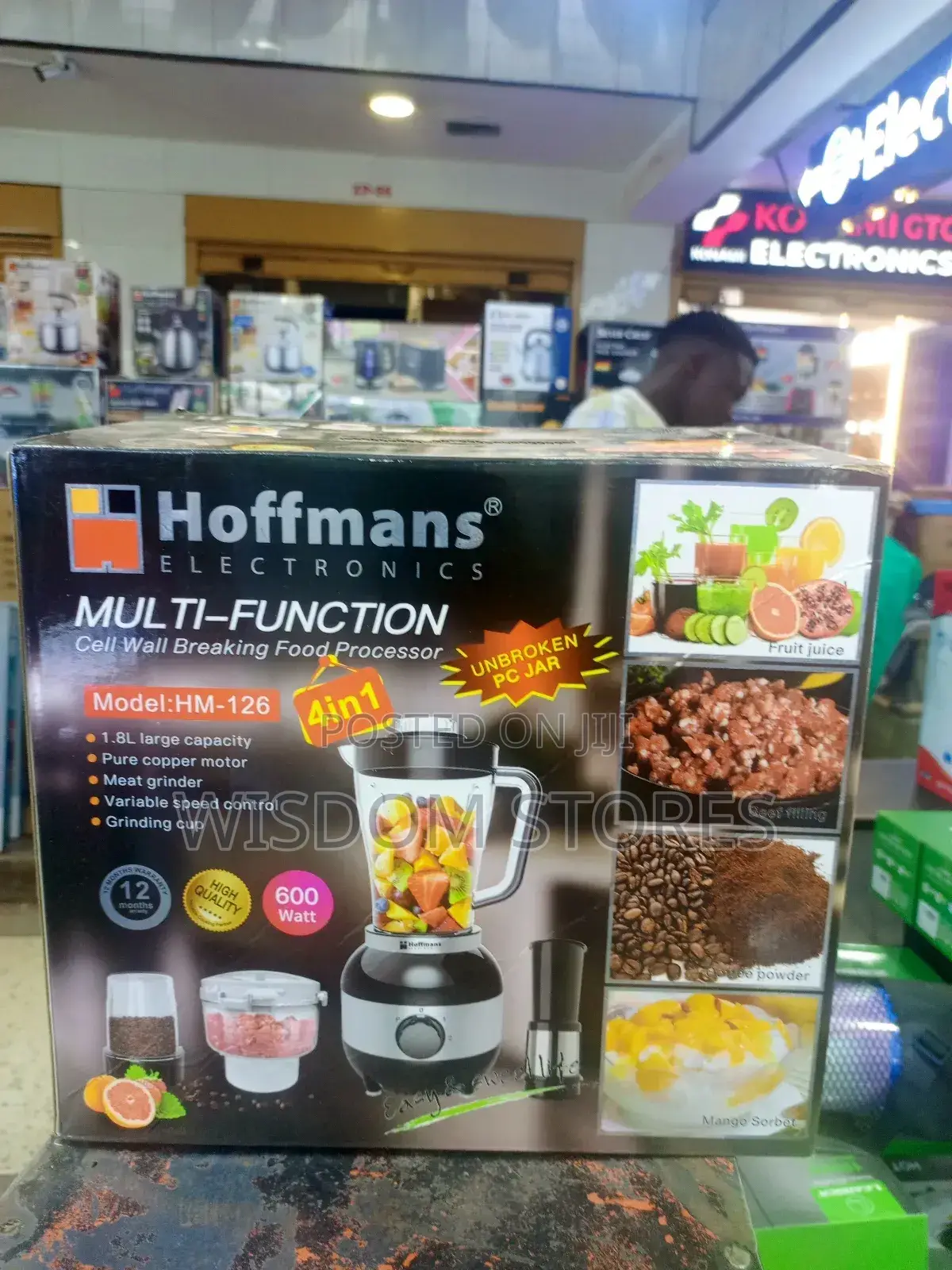 Multi-Function 4-in-1 Food Processor.