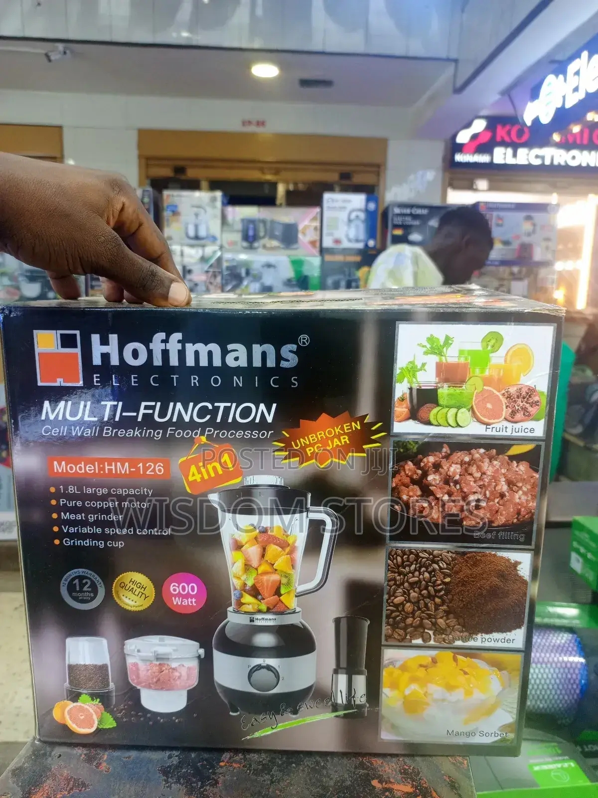 Multi-Function 4-in-1 Food Processor.