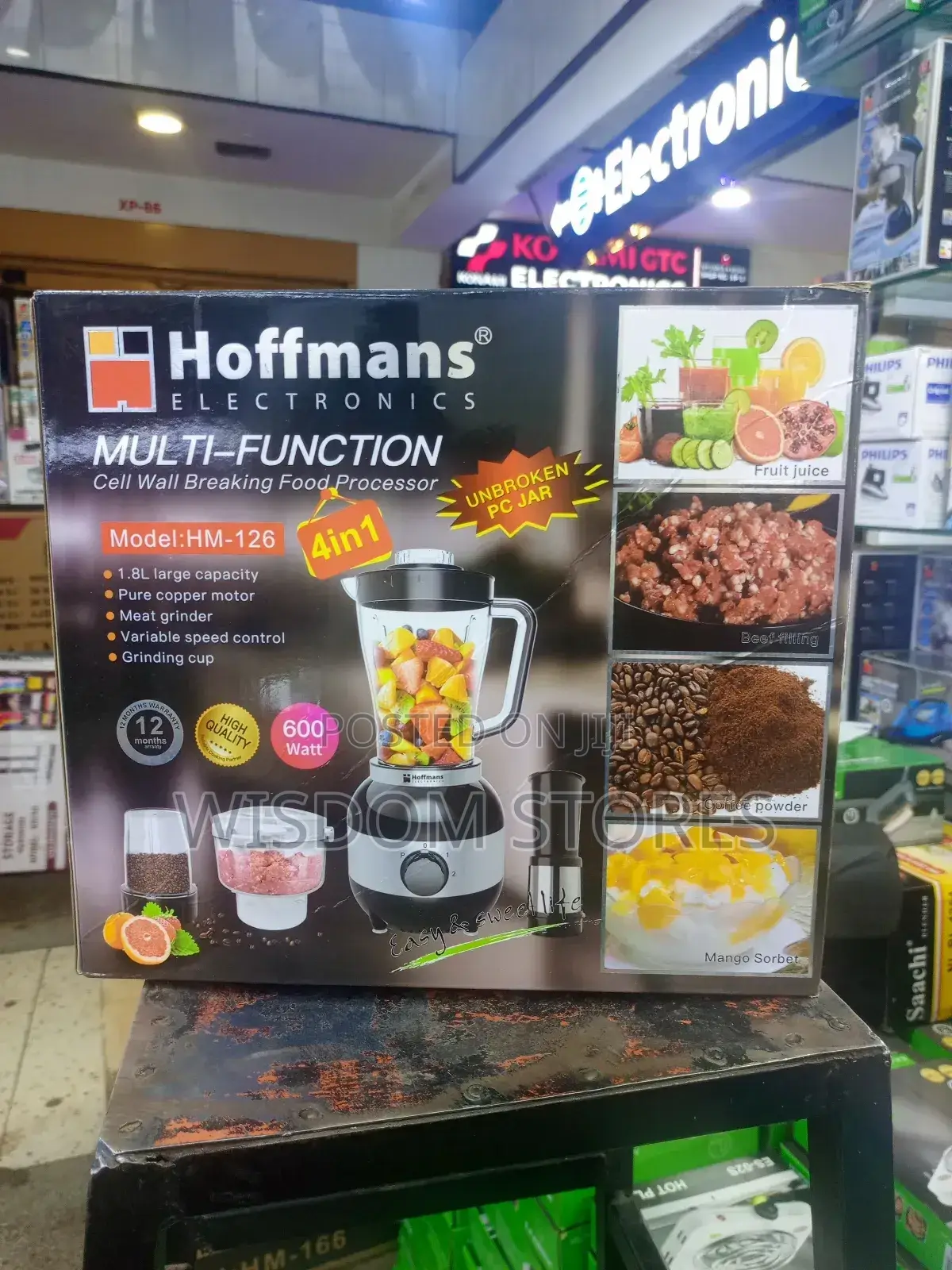 Multi-Function 4-in-1 Food Processor.
