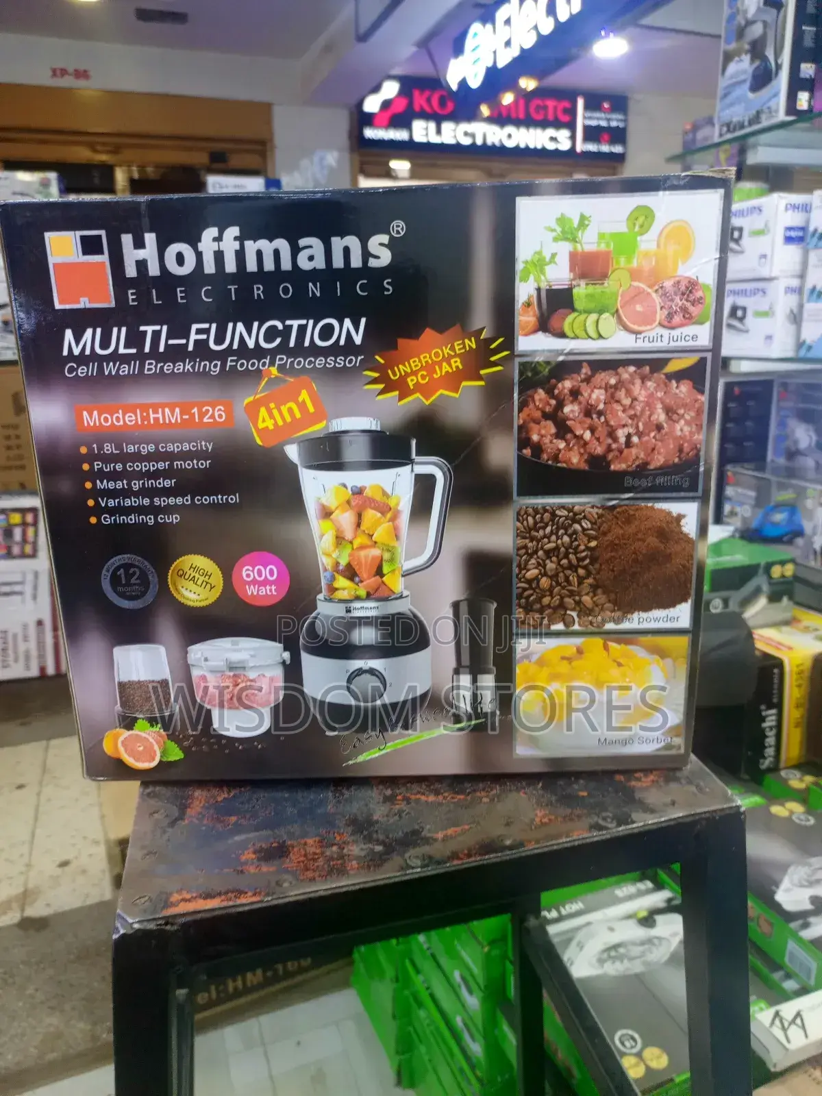 Multi-Function 4-in-1 Food Processor.