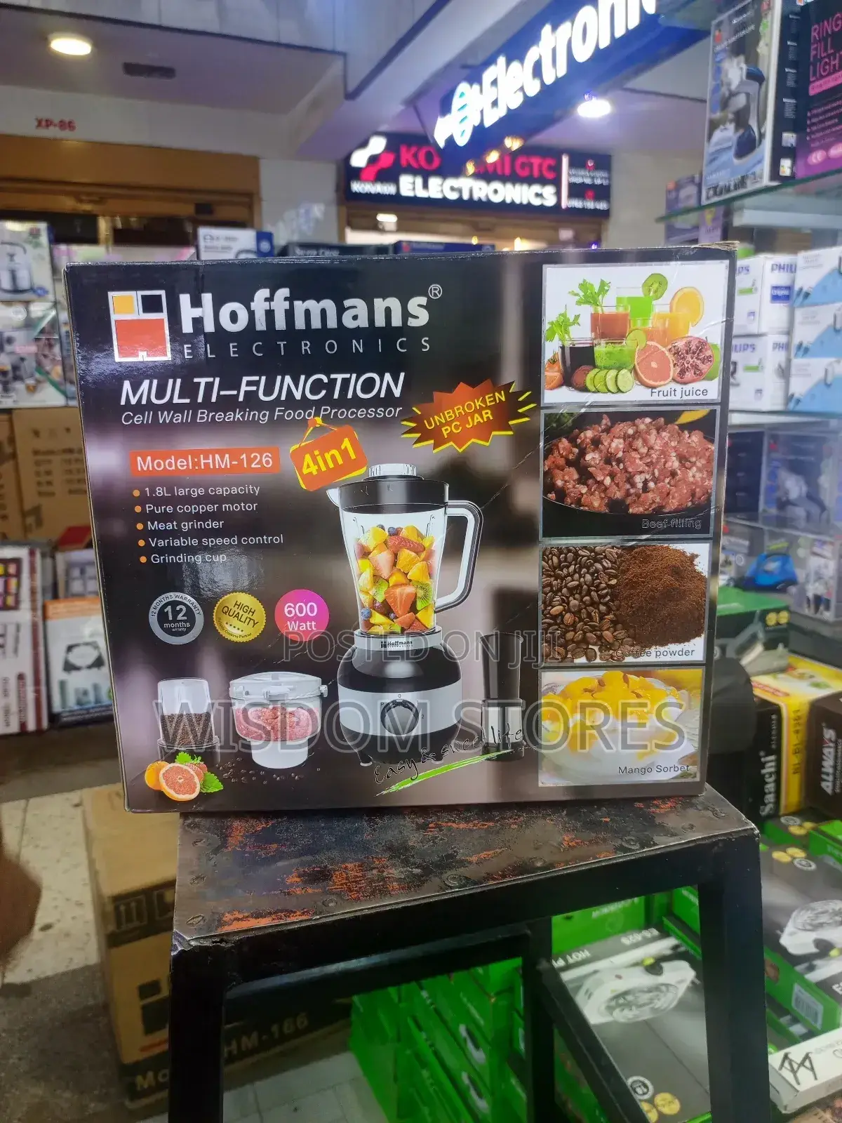 Multi-Function 4-in-1 Food Processor.